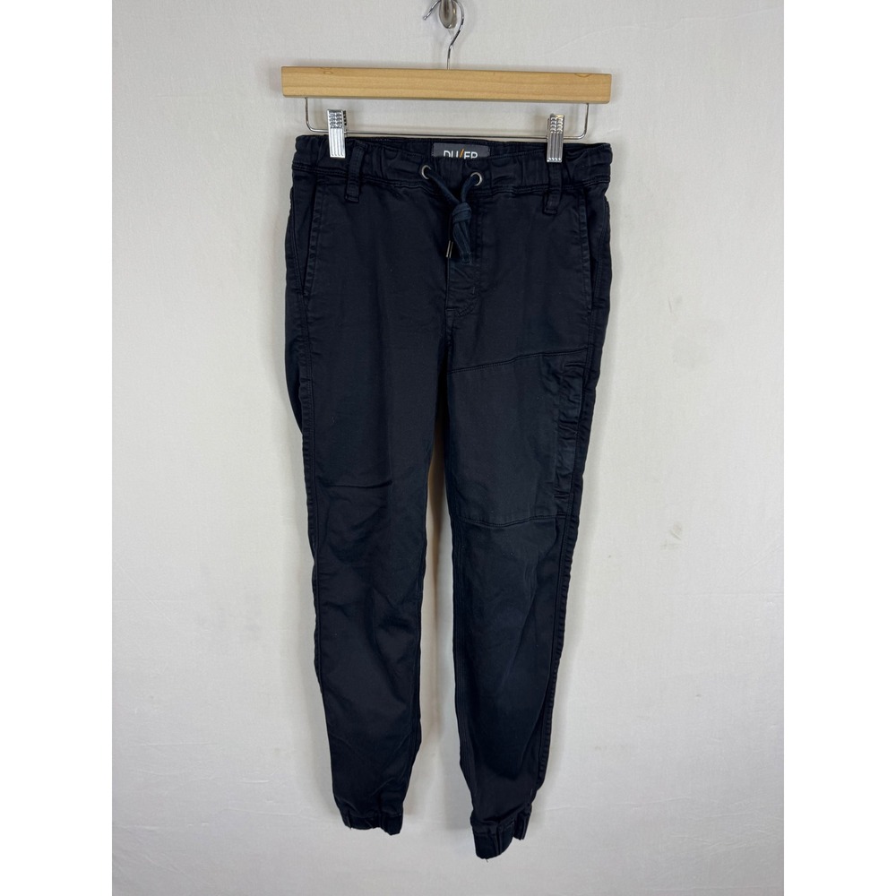DU/ER N2X Slim Fit Jogger Pants‎ Black Drawstring Cuffed 26x29